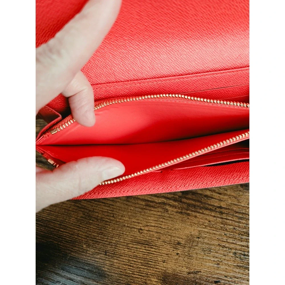 Louis Vuitton Monogram Totem Sarah Wallet Flamingo Limited Ed.
